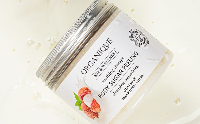 Delikatny cukrowy peeling do skóry wrażliwej